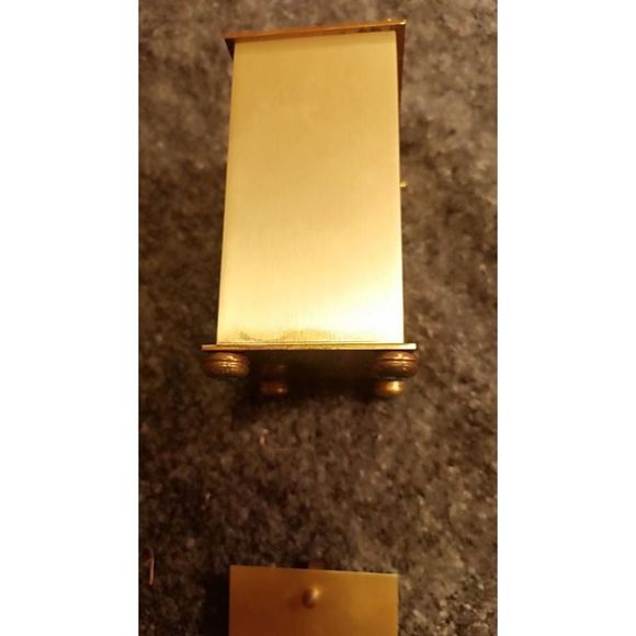 Vintage Belt time brass table top alarm - Picture 2 of 9